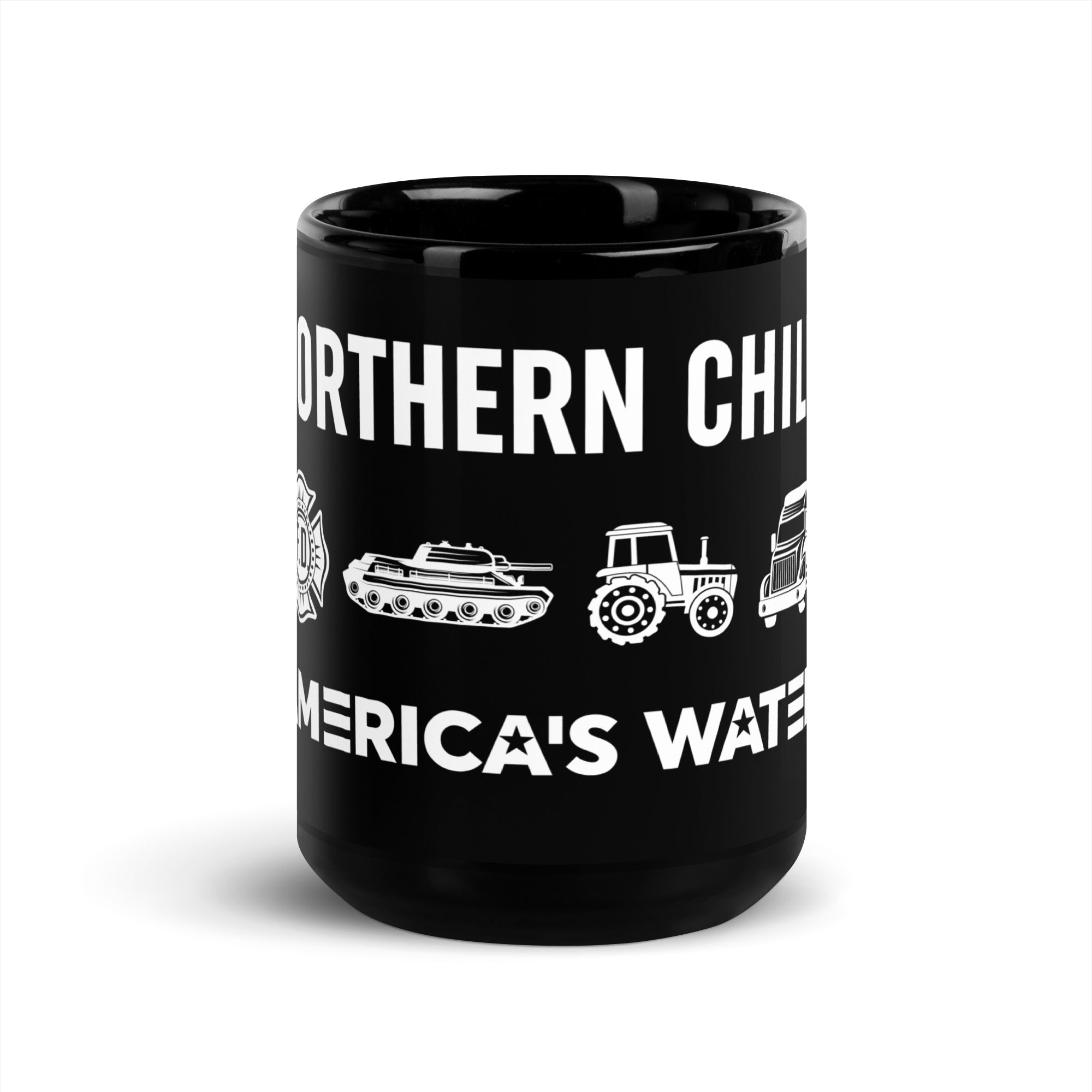 4 Pillars Black Glossy Mug