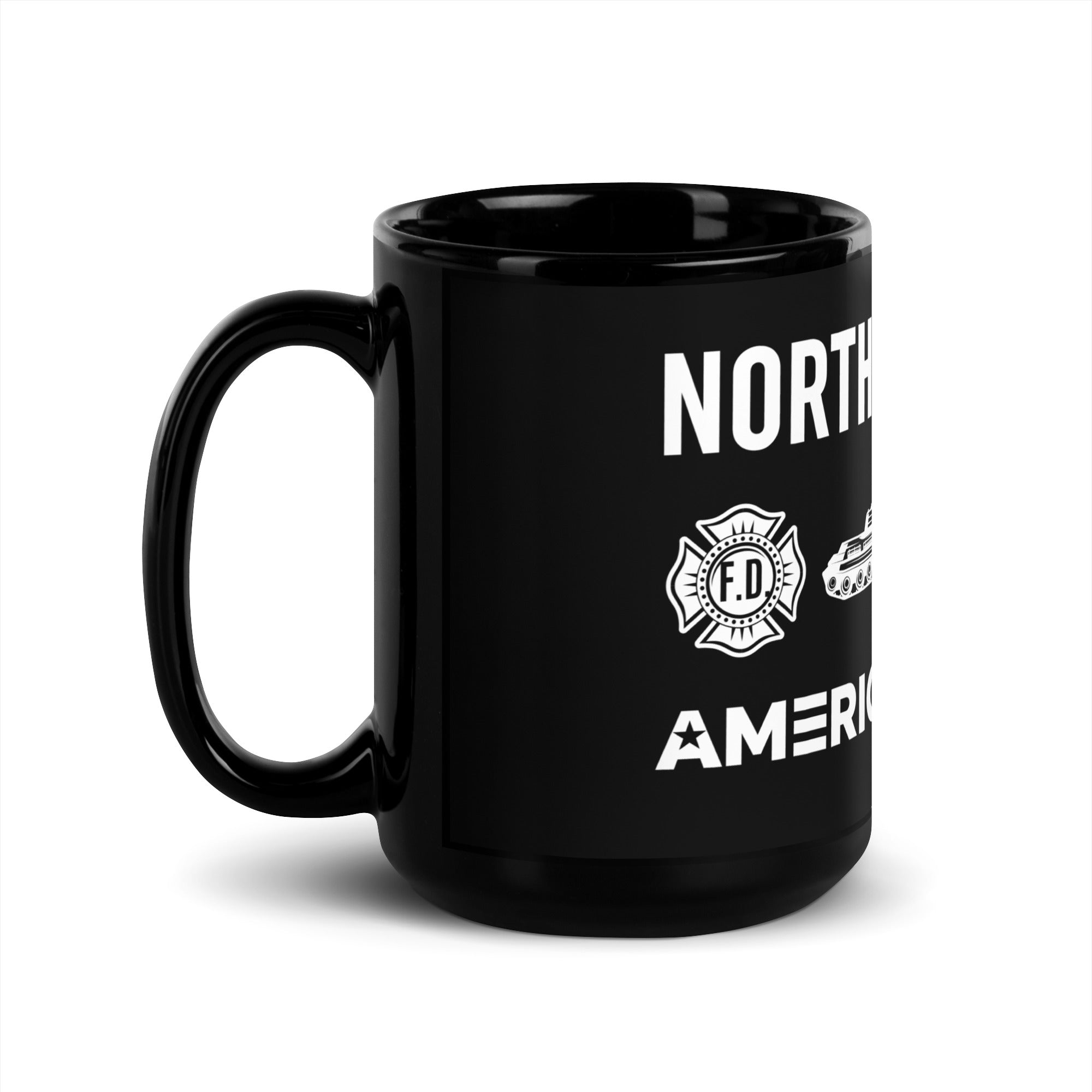 4 Pillars Black Glossy Mug