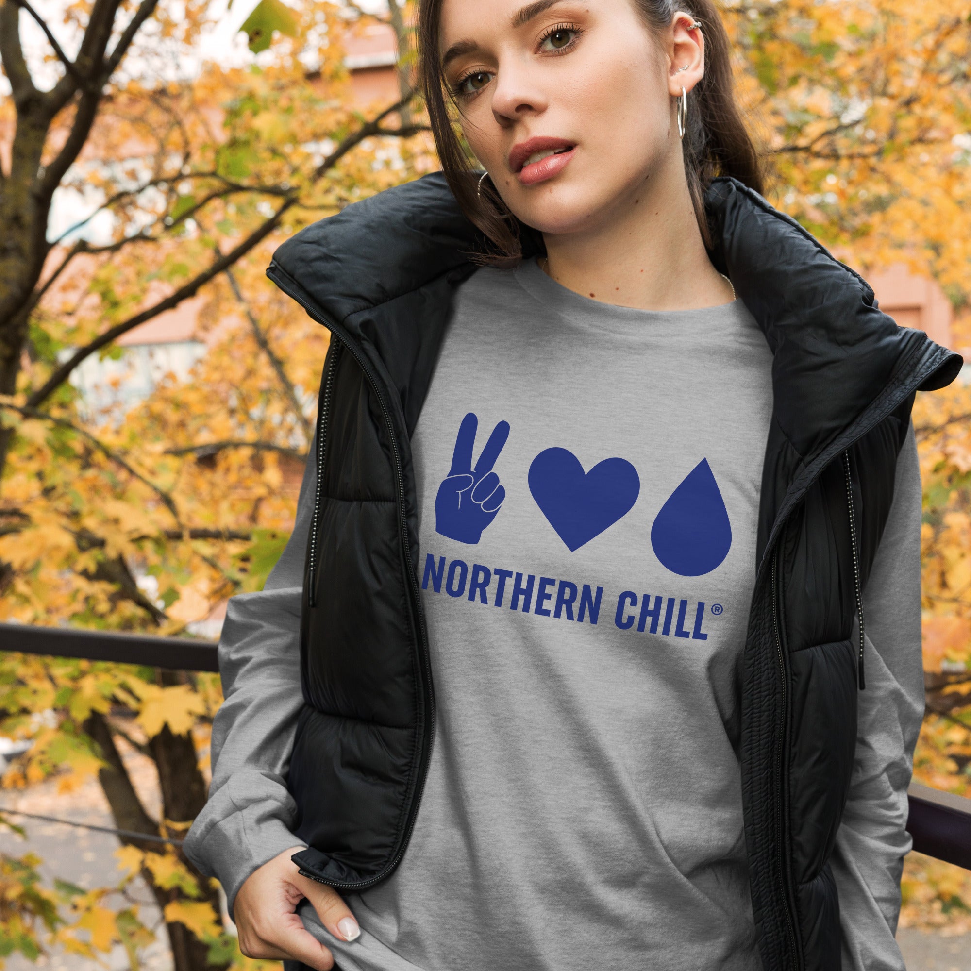 Peace Love Water Unisex Long Sleeve Tee