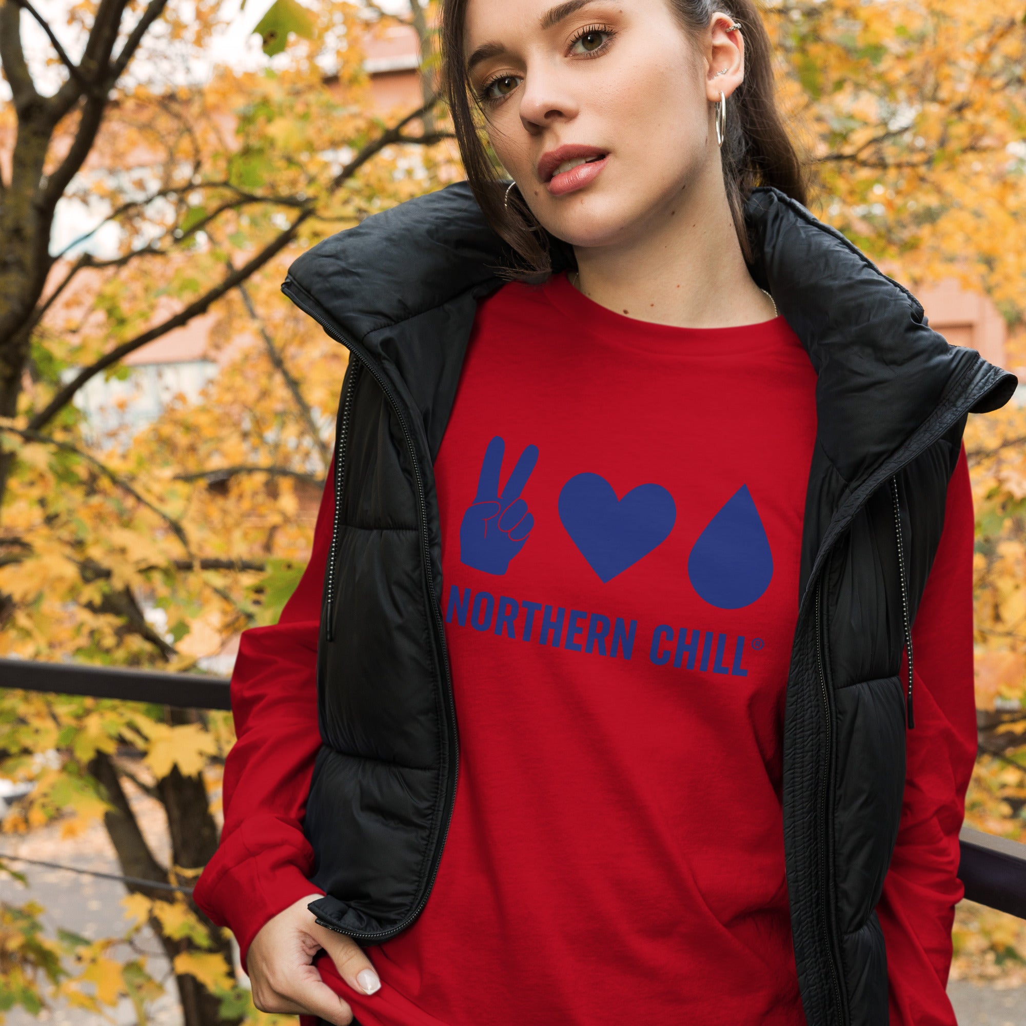 Peace Love Water Unisex Long Sleeve Tee