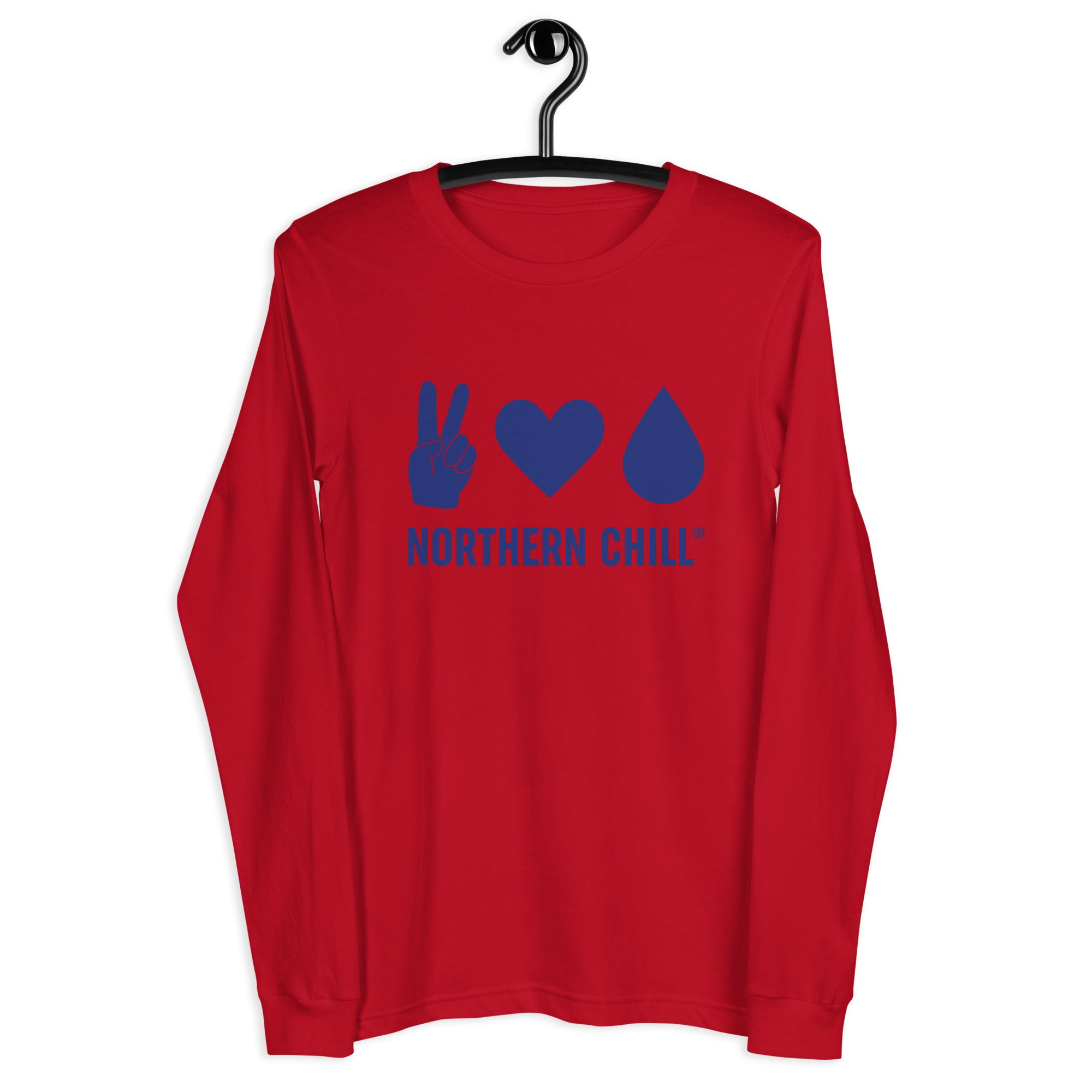 Peace Love Water Unisex Long Sleeve Tee