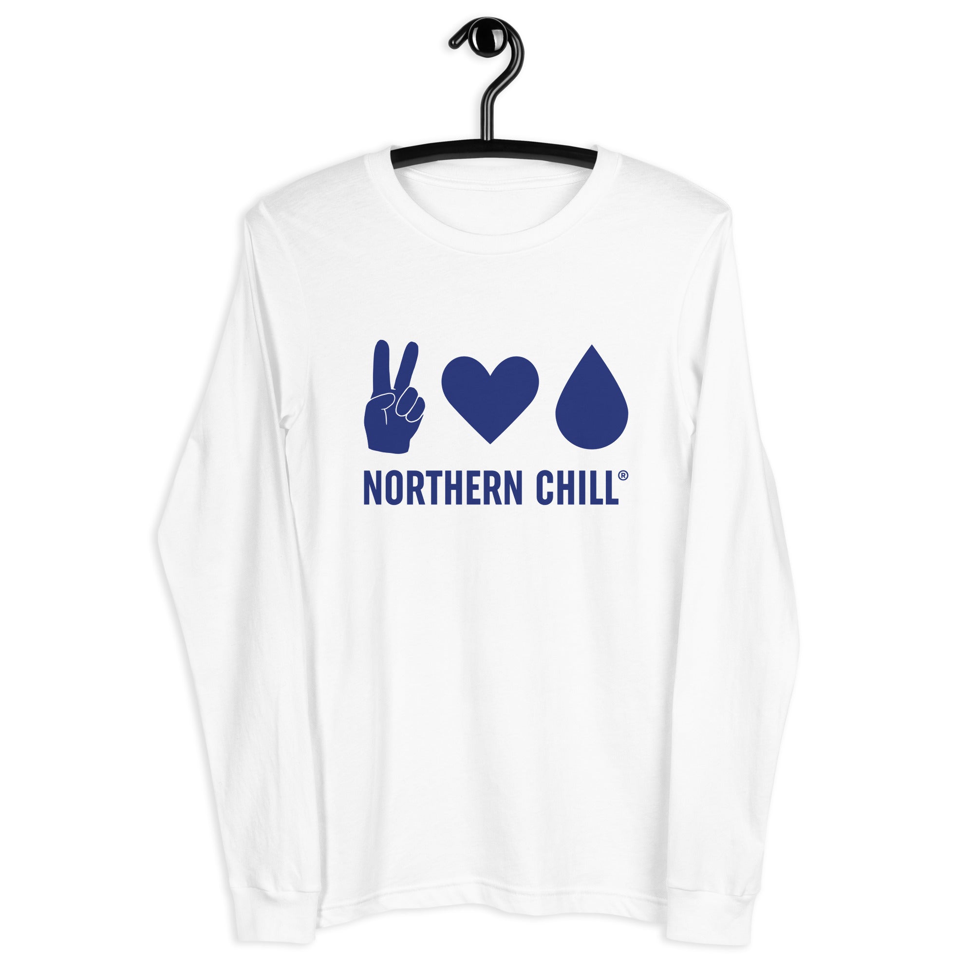 Peace Love Water Unisex Long Sleeve Tee