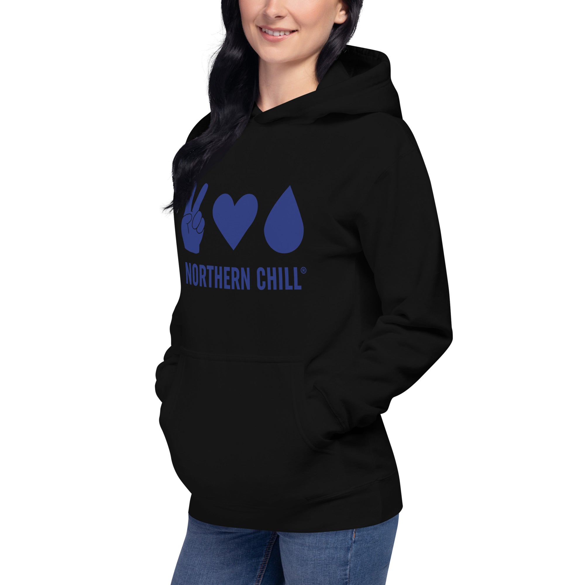 Peace Love Water Unisex Hoodie