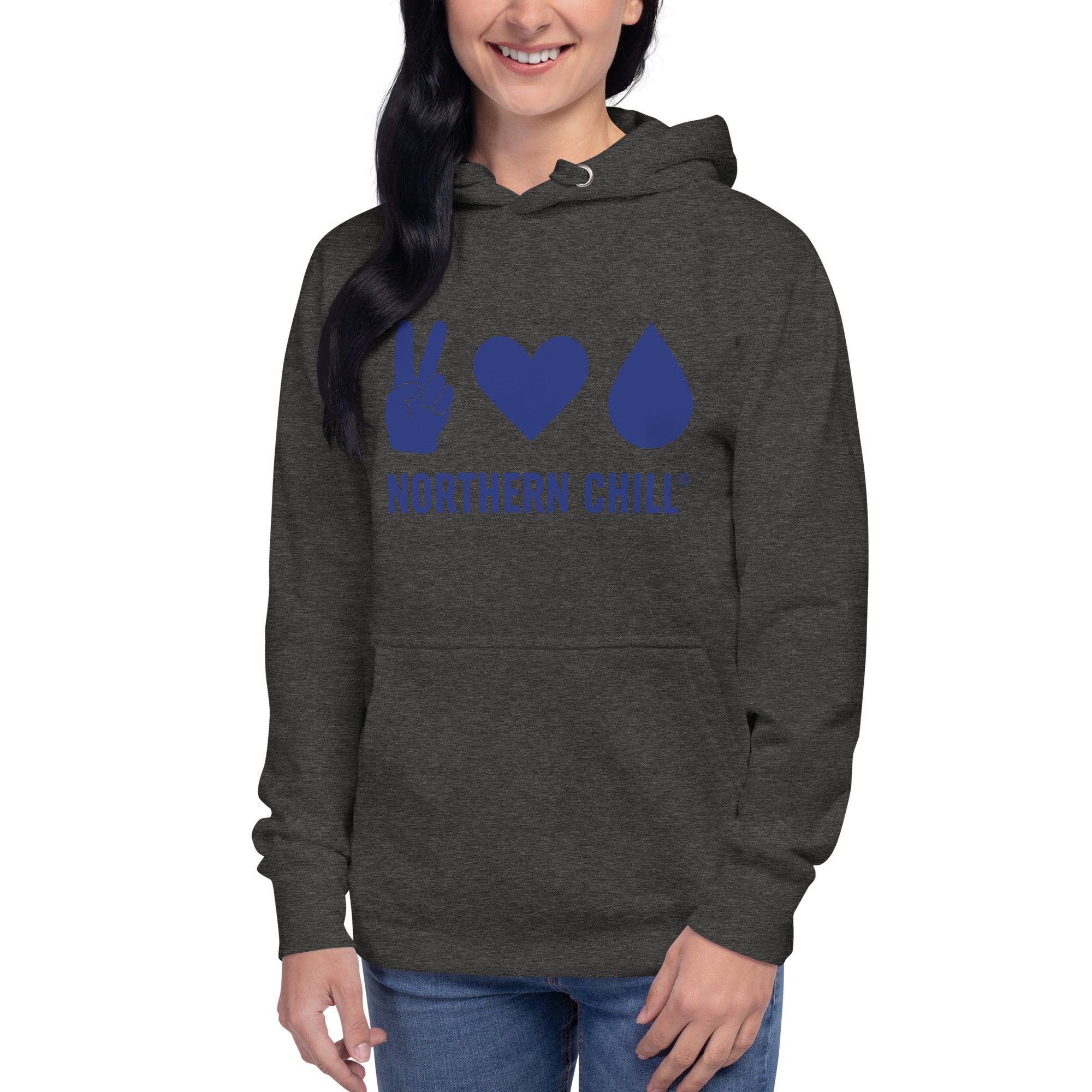 Peace Love Water Unisex Hoodie