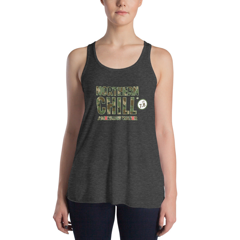 Camo Women's Flowy Racerback Tank