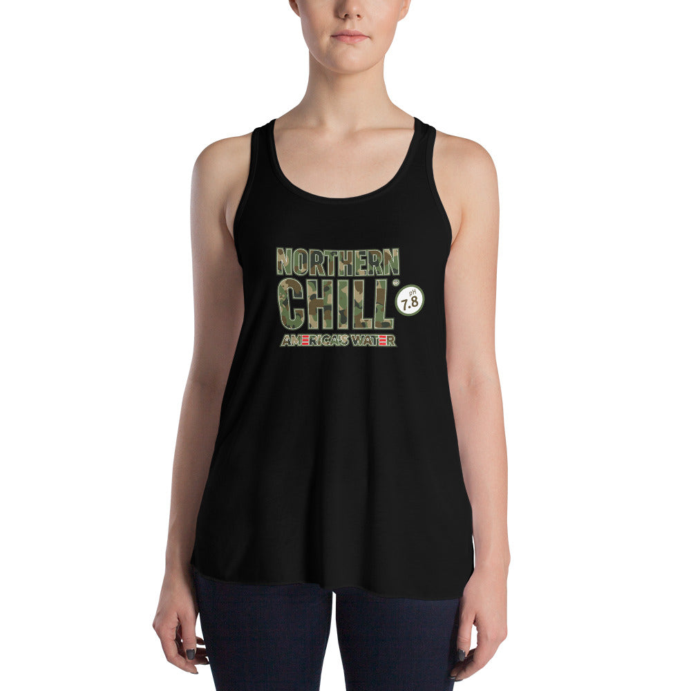 Camo Women's Flowy Racerback Tank